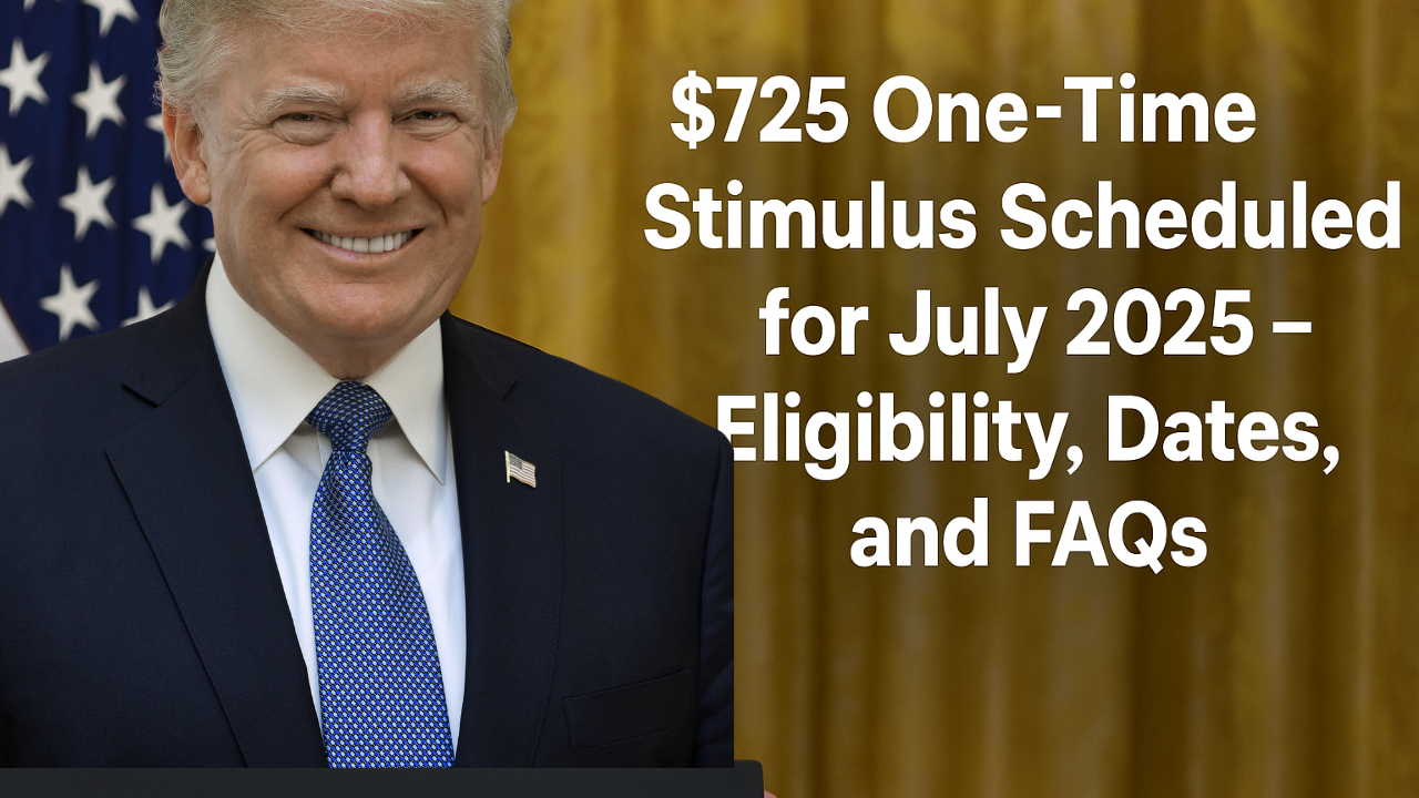 $725 stimulus check july 2025