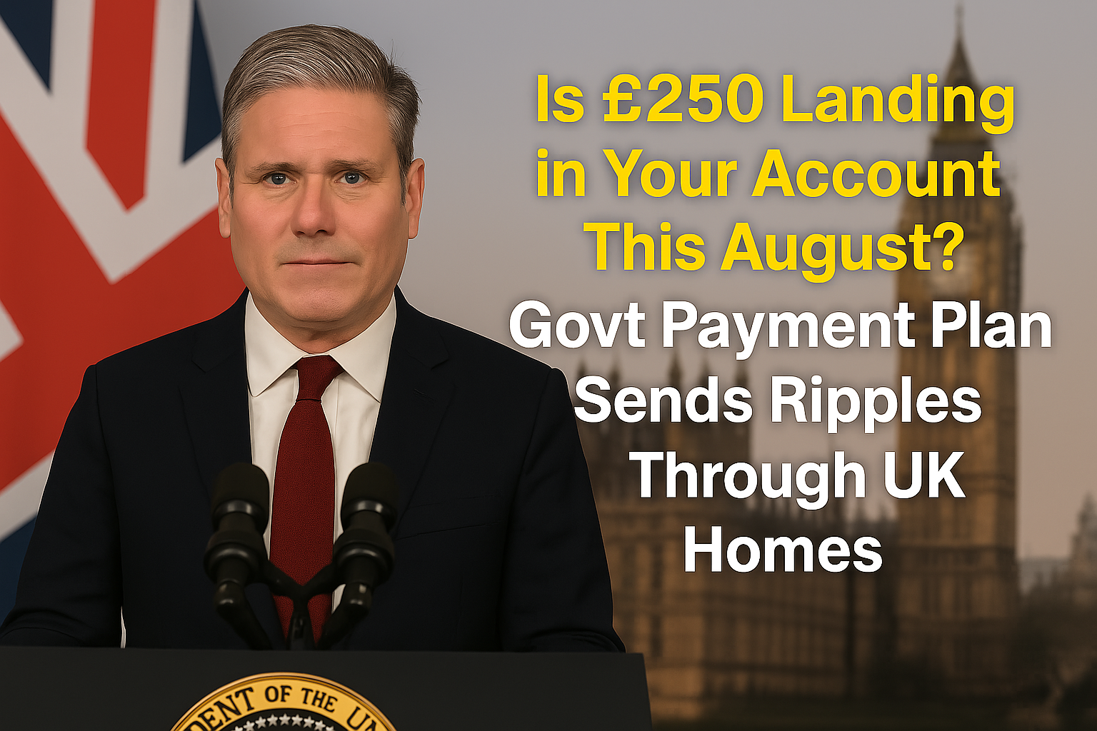 August 2025 Cost of Living Boost: £250 Government Payment for Low-Income Families